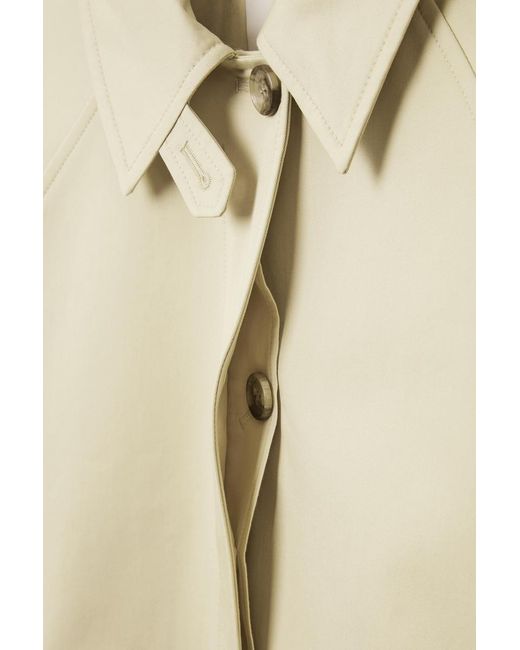 COS Natural Short Twill Trench Coat