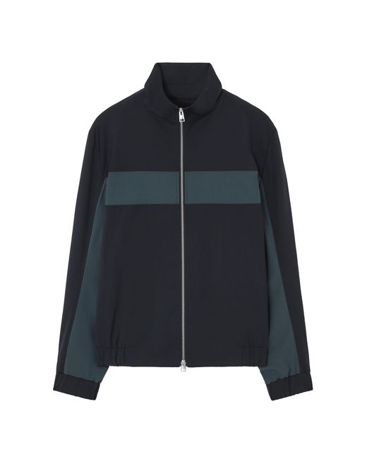 COS Black Colour-block Funnel-neck Jacket for men
