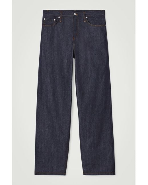 COS Blue Rider Selvedge Straight-leg Jeans for men