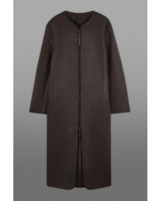 COS The Padded Liner Coat in Black Lyst UK