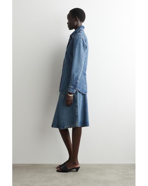 COS Blue Denim Shirt