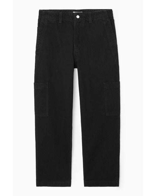 COS Black Carpenter Straight-leg Jeans for men