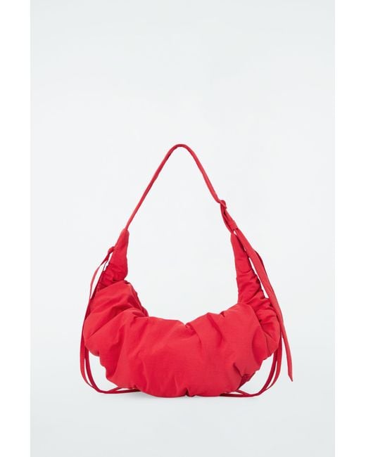 COS Red Canopy Mini Crossbody Bag - Nylon