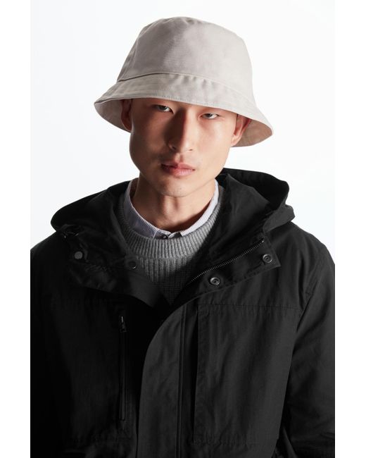 COS Canvas Bucket Hat in Beige (Natural 
