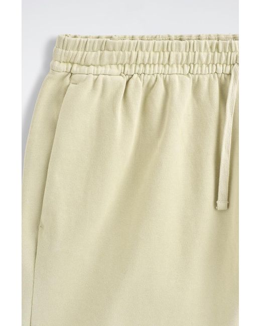 COS Natural Garment-Washed Cotton-Jersey Shorts for men