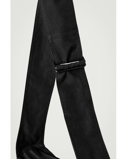 COS Black Mini Slouchy Crossbody Bag for men