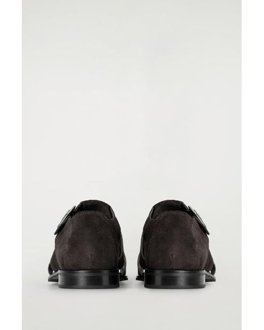 COS Black Suede Fisherman Sandals