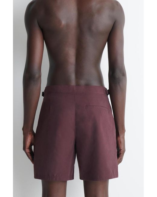 COS Purple Tailored Swim Shorts for men