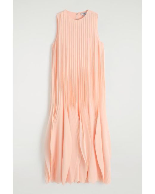 COS Pink Petal Midi Dress