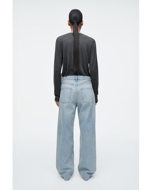 COS Blue Facade Straight-leg Jeans