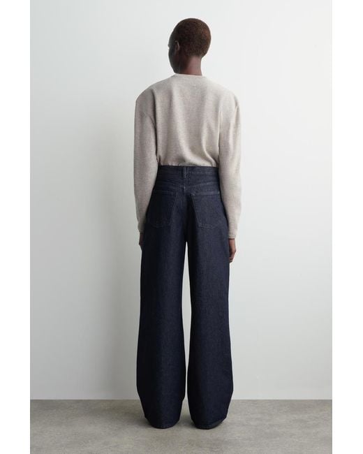 COS Blue Dial Wide-Leg Jeans