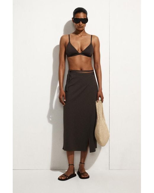 COS Black Triangle Bikini Top
