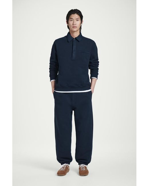 COS Jogginghose Aus Jersey Mit Geradem Bein in Blue für Herren