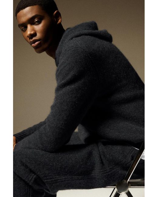 COS Gray Boiled-cashmere Tapered JOGGERS for men