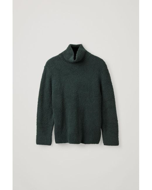 roll neck wool jumper