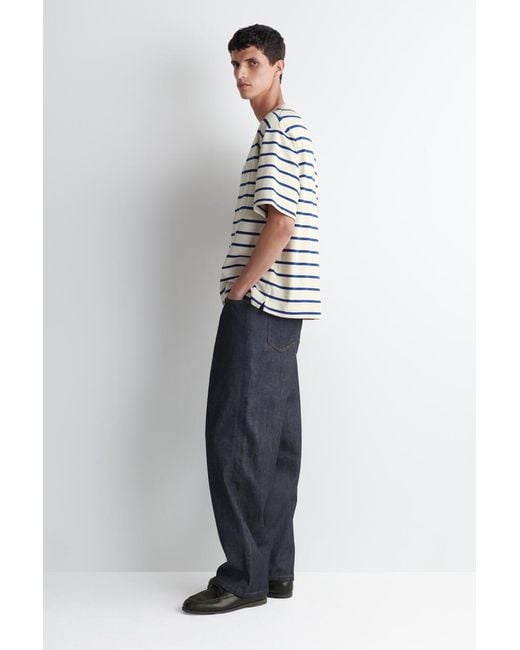 COS Gray Oversized Heavyweight T-Shirt for men