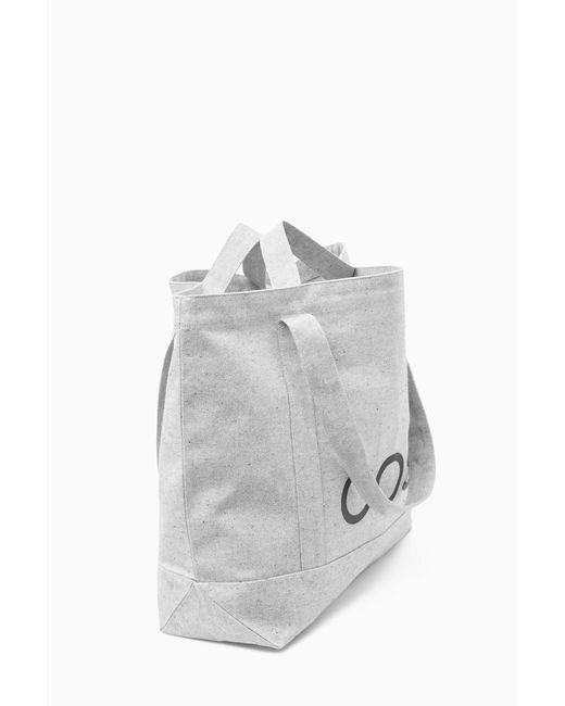 COS White Utility Tote Bag - Canvas for men