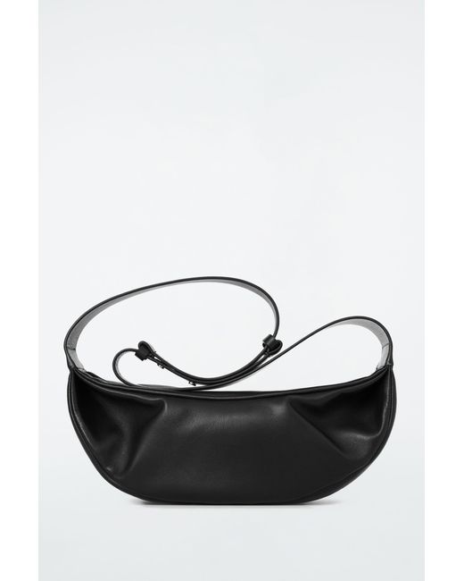 COS Black Swing Crossbody - Leather