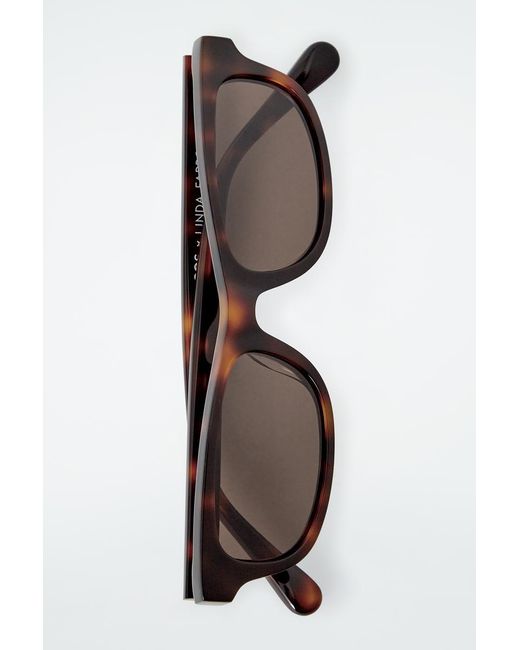 COS White Scope Sunglasses for men