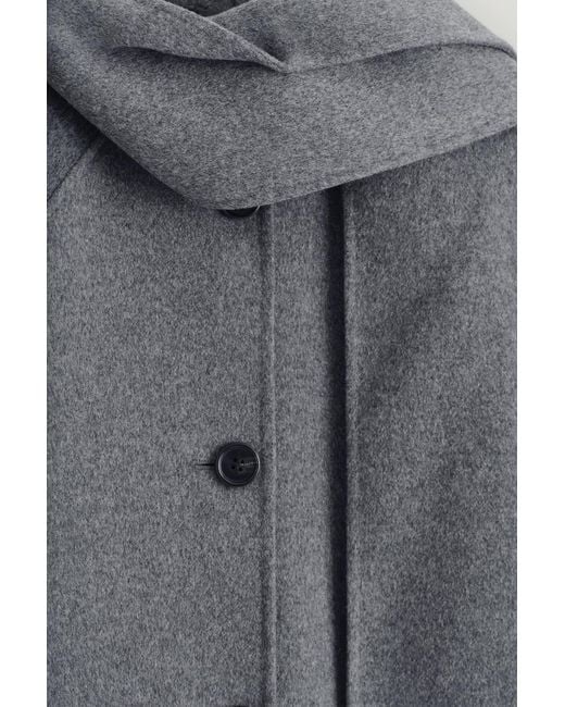 Giacca Corta Con Sciarpa di COS in Gray