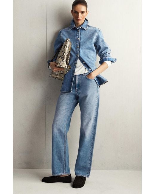 COS Blue Denim Shirt