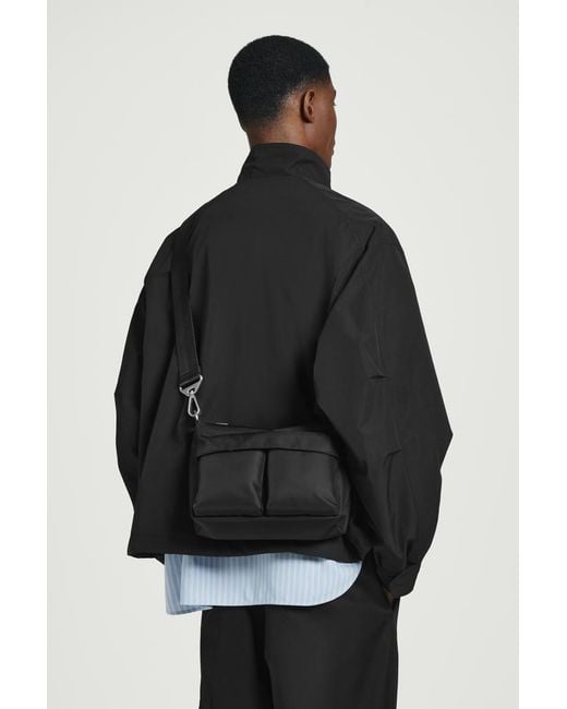 COS Black Water-Repellent Utility Crossbody for men