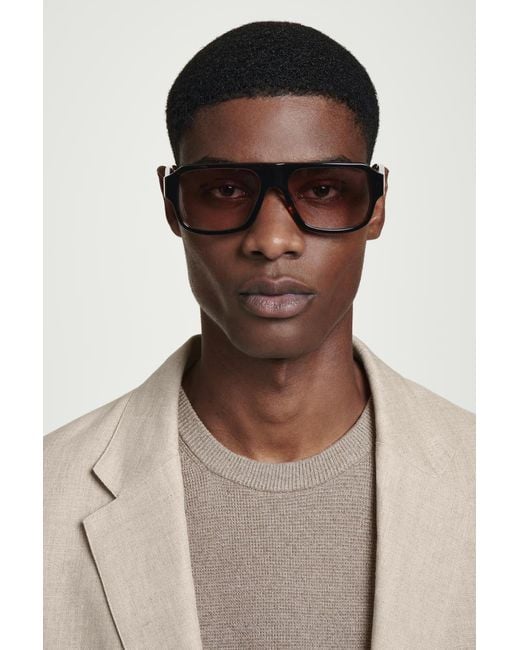 COS Natural Single-Breasted Linen Blazer for men