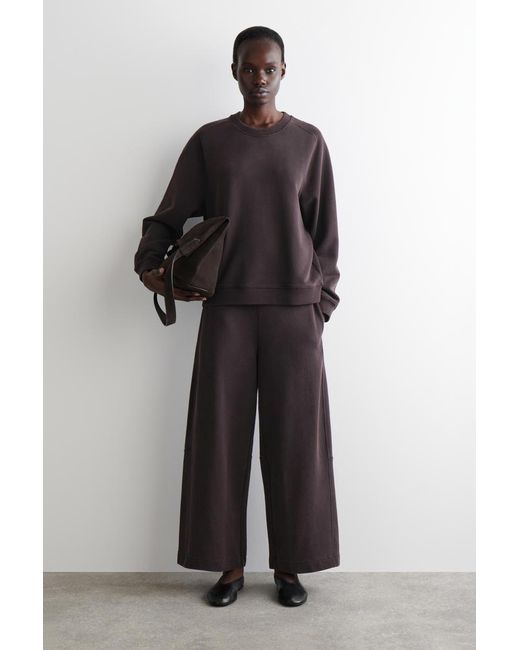 COS Black Cotton Sweatshirt
