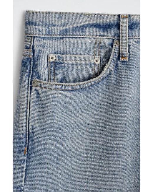 COS Blue Dome Relaxed-Fit Straight-Leg Jeans for men