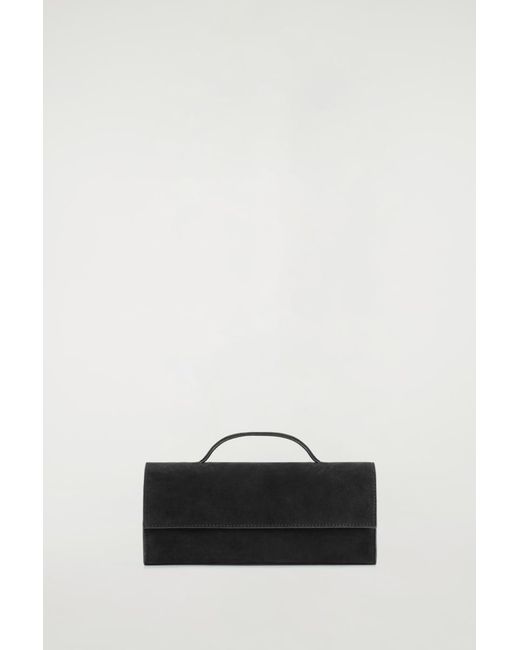 COS Black Gallery Clutch Bag