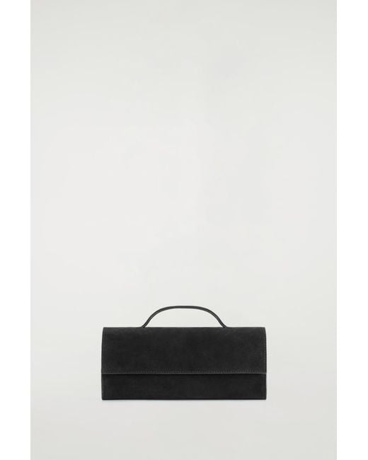 COS Black Gallery Clutch Bag