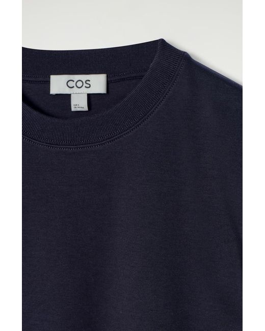 COS Black Clean Cut Regular T-Shirt