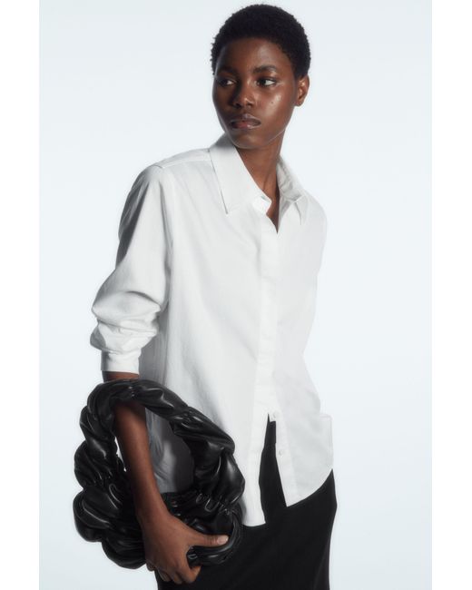 COS White Classic Tailored Shirt