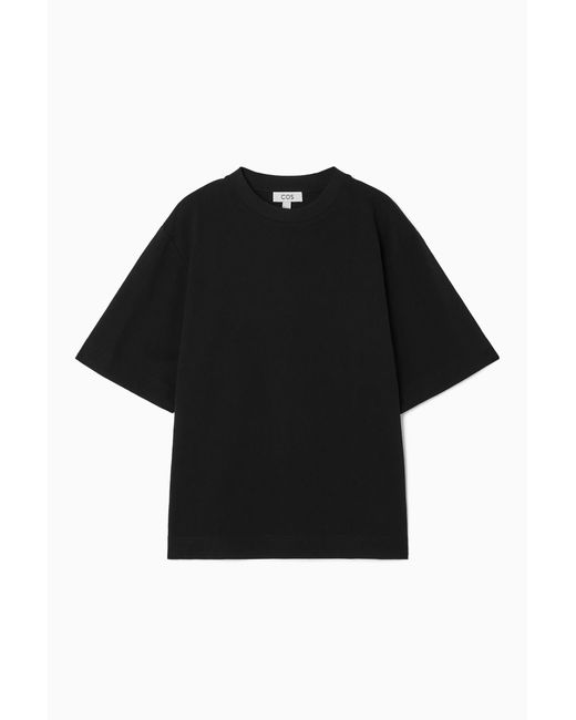 COS Black Oversized T-shirt