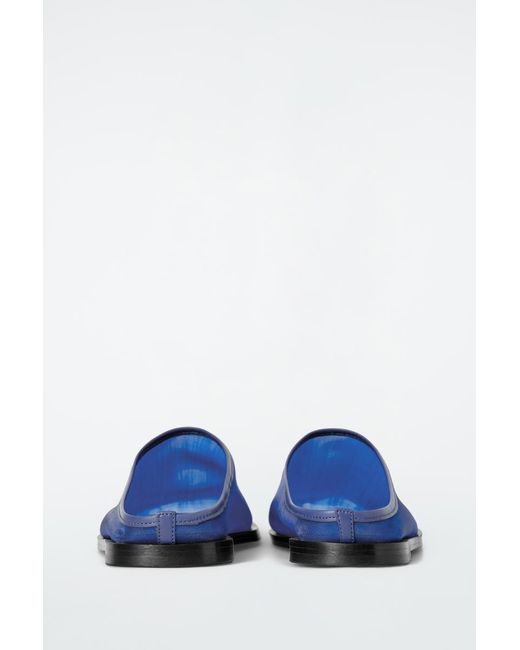 COS Blue Mesh Mules
