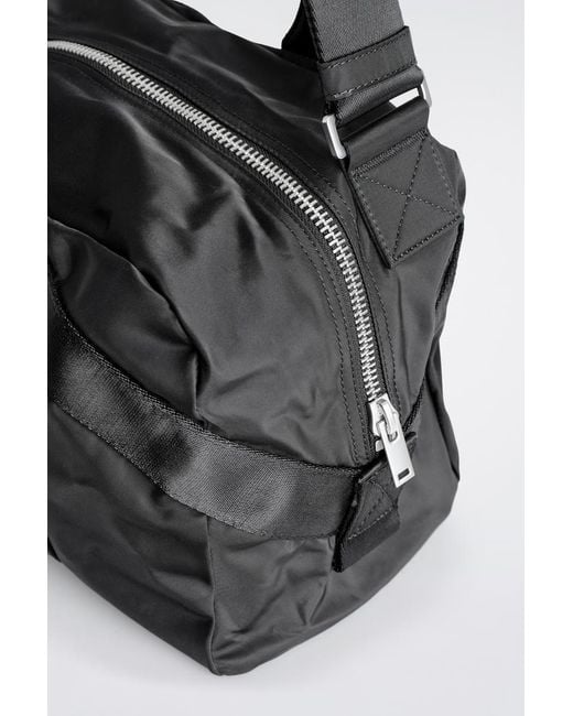 COS Black Sports Duffle Bag for men
