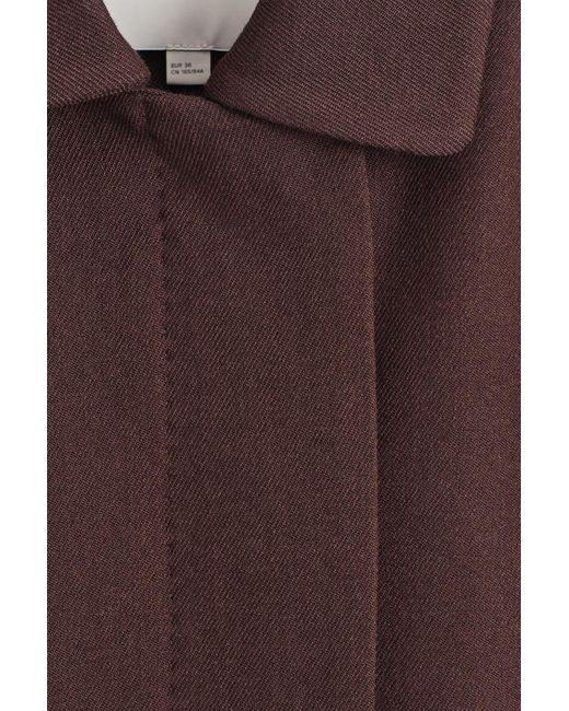 COS Brown Tailored Wool Jacket