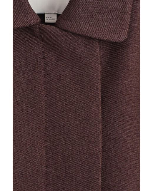 COS Brown Tailored Wool Jacket