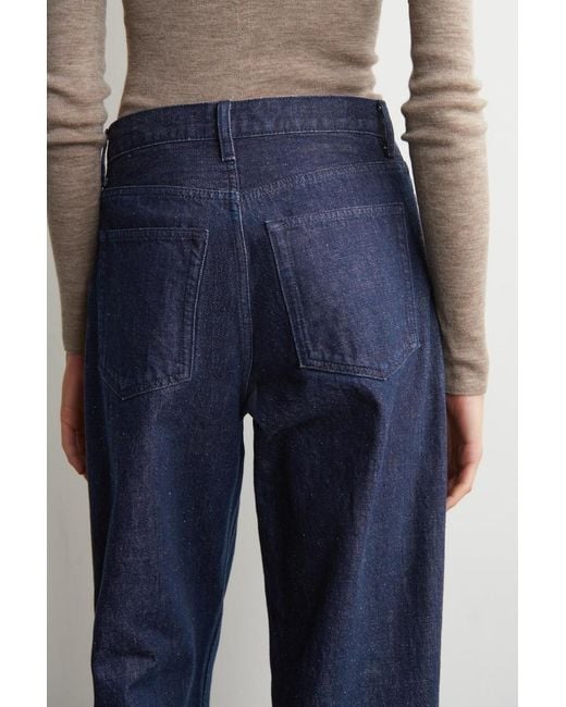 COS Blue Bay Barrel-Leg Jeans