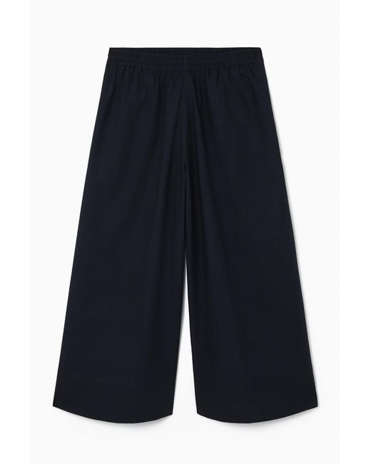 COS Blue Voluminöse Culottes