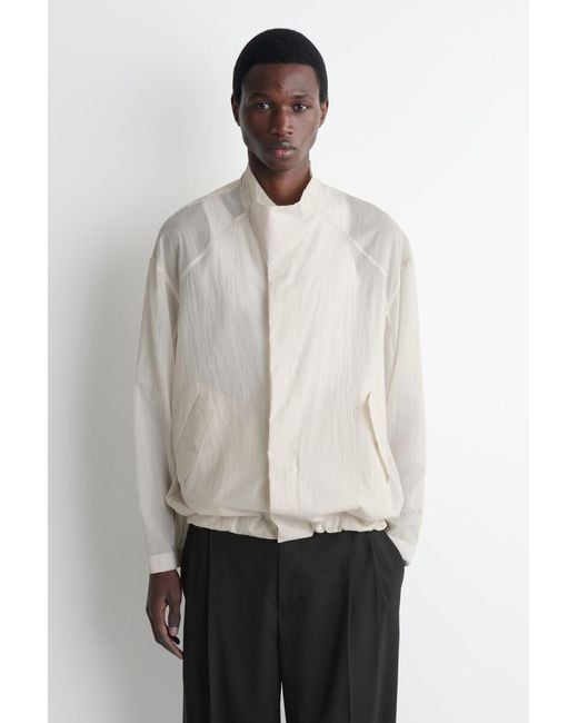 COS White Technical Sheer-Nylon Sports Jacket for men