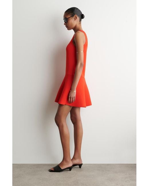 COS Flared Knitted Mini Dress
