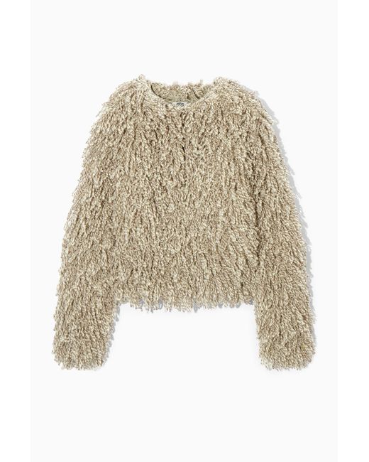 Monki faux shearling utility cheap jacket