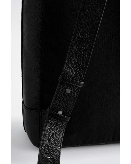COS Black Classic Backpack for men