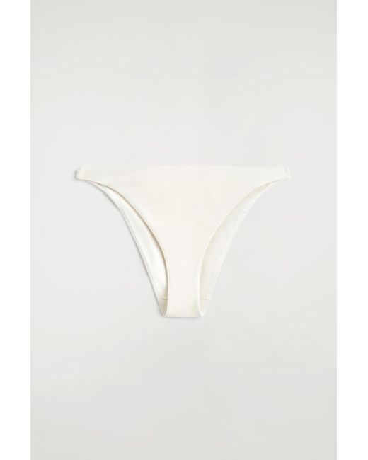 COS White Brazilian Bikini Briefs