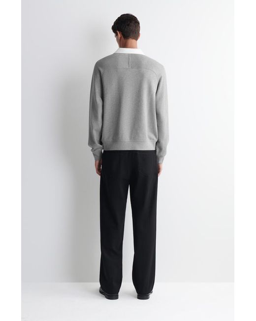 COS Black Rider Raw Selvedge Relaxed-Fit Straight-Leg Jeans for men