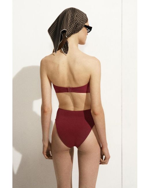 COS Textured High-Waisted Bikini Briefs