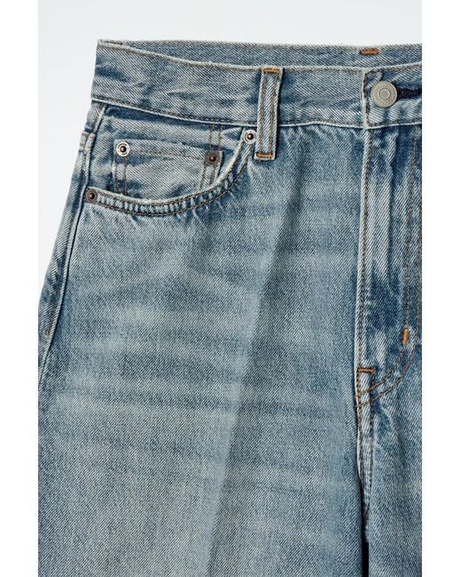 Jean Large Tide COS en coloris Blue