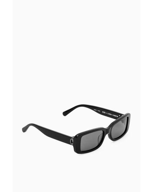 COS Black Blade Sonnenbrille - Rechteckig
