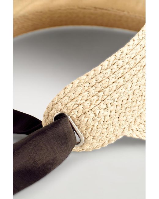 COS Natural Straw Visor